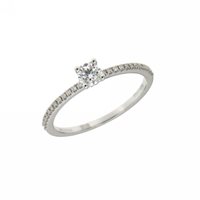 Anello Mirco Visconti Donna in Oro bianco Diamante Z471/30-14 - Z471/30-14